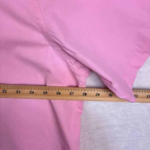 VTG Ralph Lauren Mens 2XB Pink Blue Pony Preppy Classic Resort Camp Golf Shirt - Picture 8 of 8